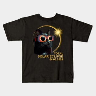 Total Solar Eclipse 2024 Kids T-Shirt